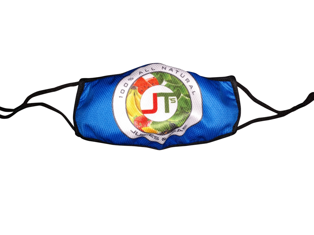 JT's Juices and Tea's Mask - Blue